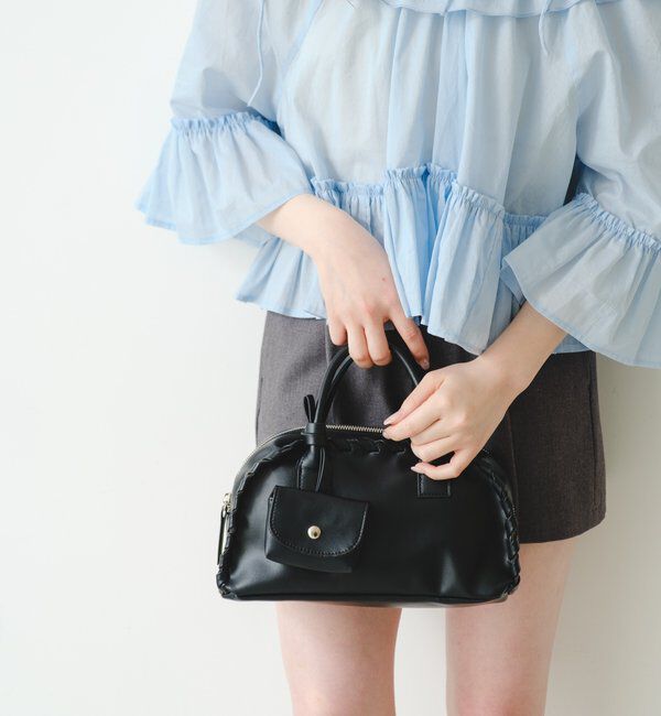  「【2WAY/500mlペットボトル収納可】ケースチャーム付ボストンバッグ」|ボストンバッグ|