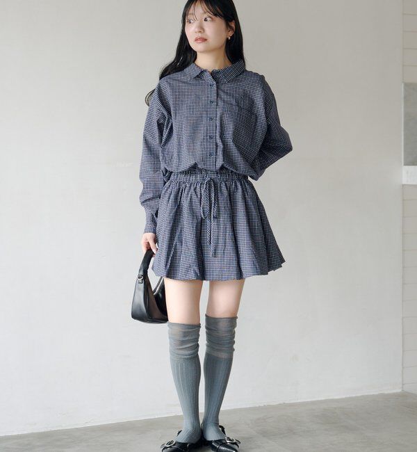  「バルーンシャツワンピース」|ワンピース|