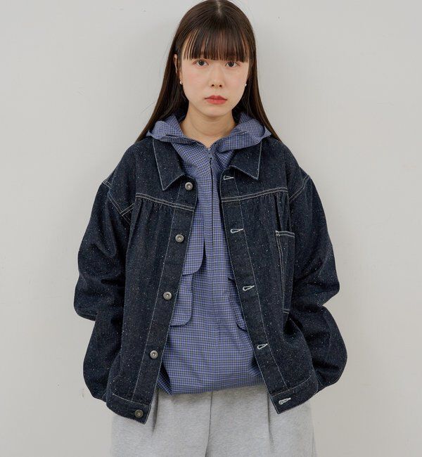  「【WHIMSIC】ネップデニムワークジャケット」|デニムジャケット|