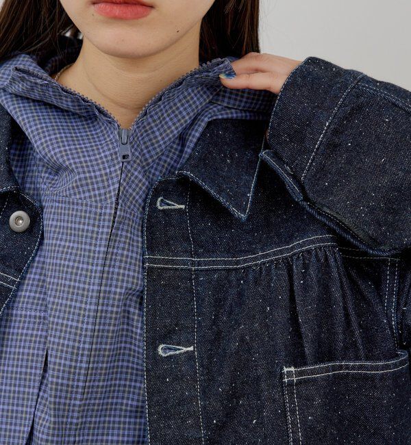  「【WHIMSIC】ネップデニムワークジャケット」|デニムジャケット|