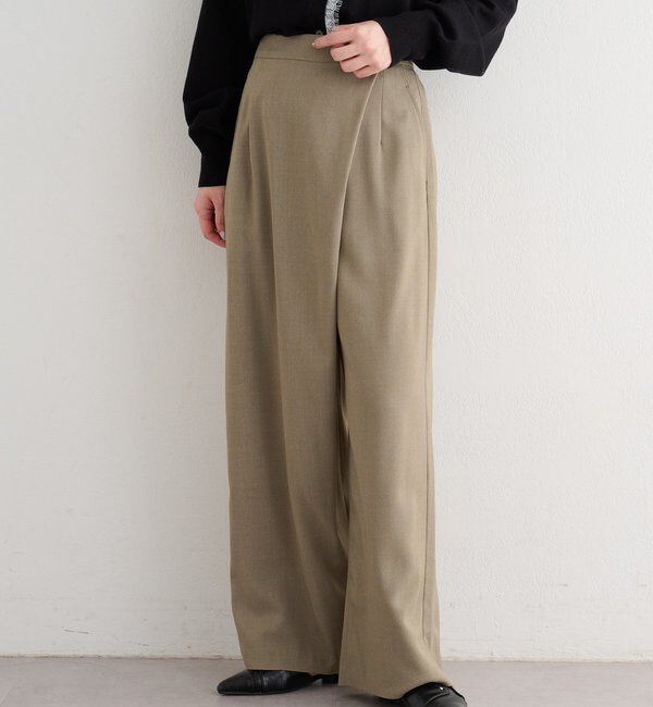  「【セットアップ対応/S.Mサイズ展開】B シャンブレーラップスラックス」|その他|