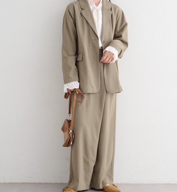  「【セットアップ対応/S.Mサイズ展開】B シャンブレーラップスラックス」|その他|