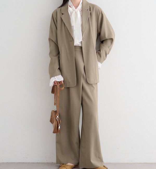  「【セットアップ対応/S.Mサイズ展開】B シャンブレーラップスラックス」|その他|