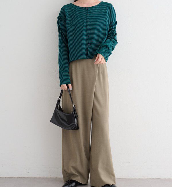  「【セットアップ対応/S.Mサイズ展開】B シャンブレーラップスラックス」|その他|