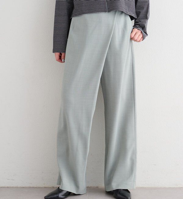  「【セットアップ対応/S.Mサイズ展開】B シャンブレーラップスラックス」|その他|