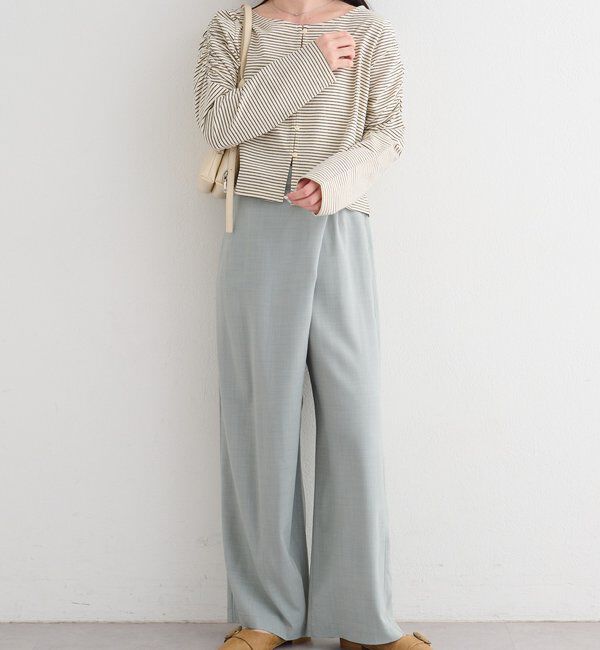  「【セットアップ対応/S.Mサイズ展開】B シャンブレーラップスラックス」|その他|