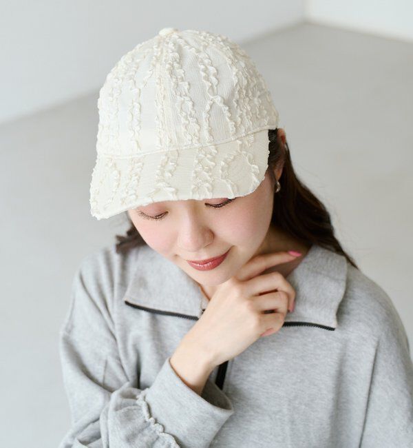  「ランダムフリルキャップ」|ハット|