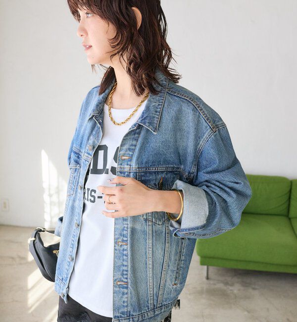  「【リバイバル/新色追加/羽織るだけでサマになる】デニムジャケット」|デニムジャケット|