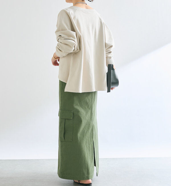  「【大人が着やすい】キーネックオーバースウェット」|Tシャツ・カットソー|