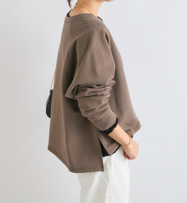  「【大人が着やすい】キーネックオーバースウェット」|Tシャツ・カットソー|