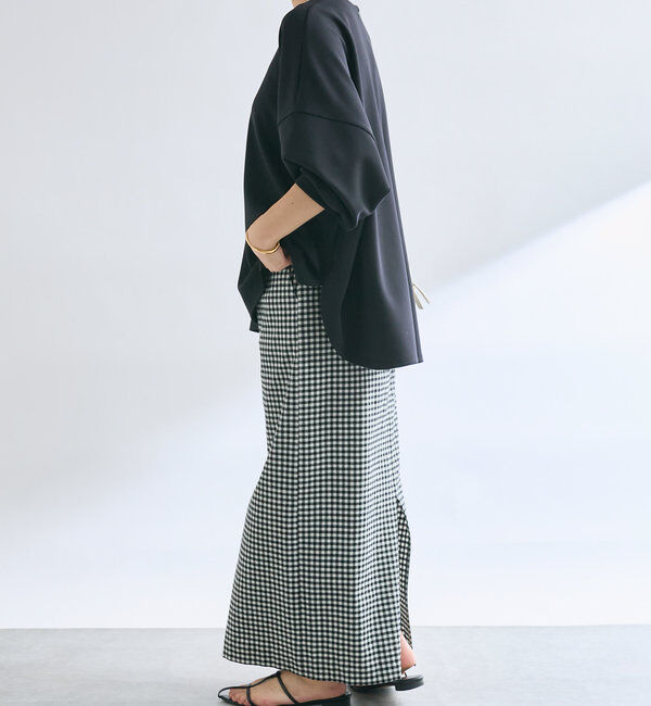  「【楽ちんキレイ】ダンボールポンチョプルオーバー」|Tシャツ・カットソー|