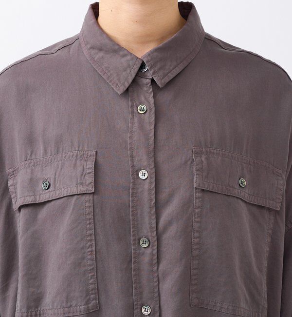  「【セットアップ可】ガーメントダイワイドシャツ」|シャツ・ブラウス|