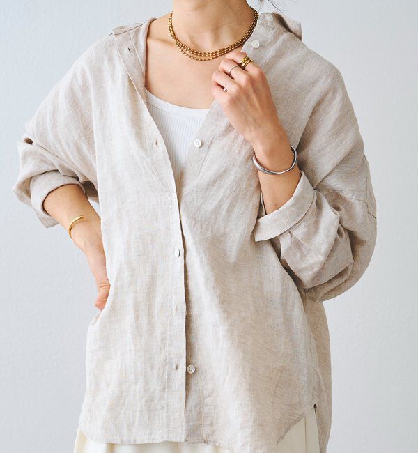  「【R.good（アールドットグッド）】オーバルボールロングネックレス」|リング|