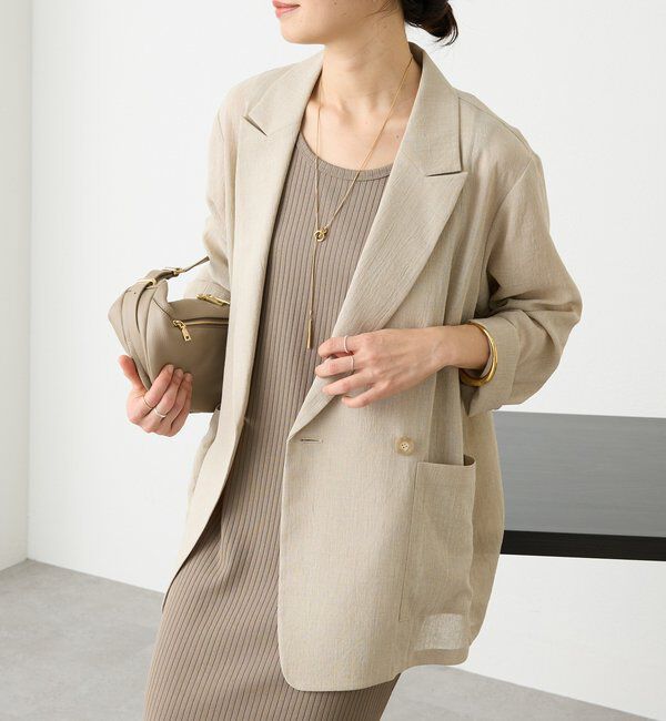  「予約【新色追加/ウォッシャブル】シアースラブオーバージャケット」|テーラードジャケット|