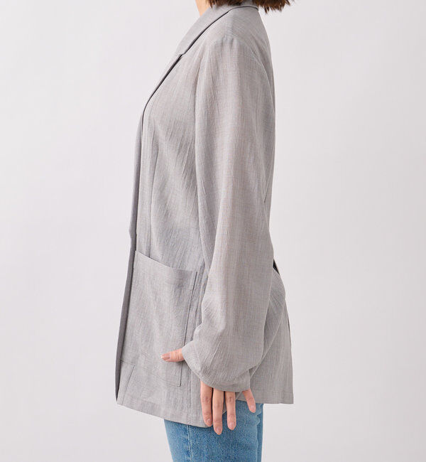  「予約【新色追加/ウォッシャブル】シアースラブオーバージャケット」|テーラードジャケット|