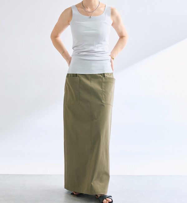  「【新色追加/RIVE DROITE 名品インナー】シームレスタンク」|キャミソール|