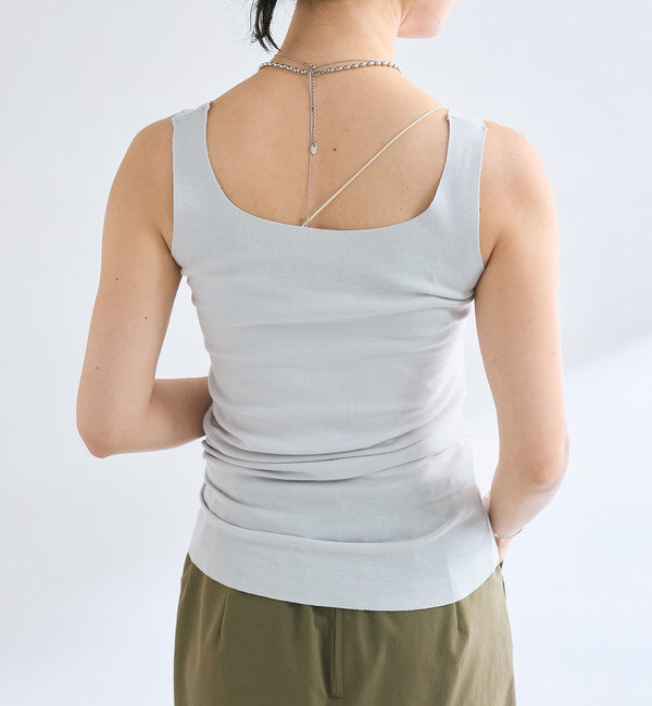  「【新色追加/RIVE DROITE 名品インナー】シームレスタンク」|キャミソール|