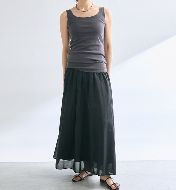  「【新色追加/RIVE DROITE 名品インナー】シームレスタンク」|キャミソール|