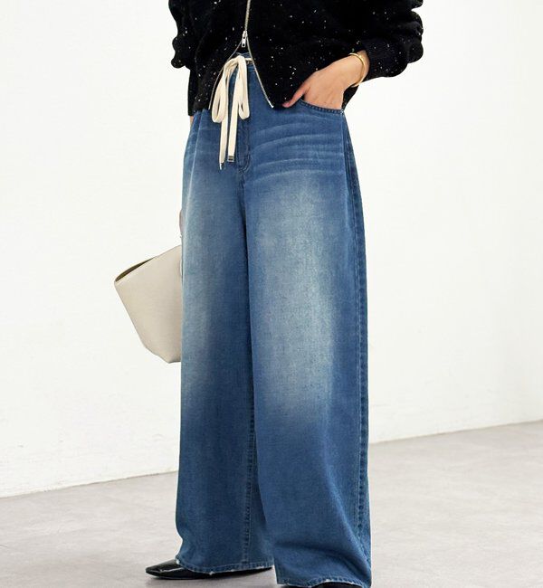 「【柔らかな履き心地】ドロストルーズデニム」|デニム|