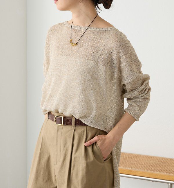  「メランジルーズニット」|ニット・セーター|