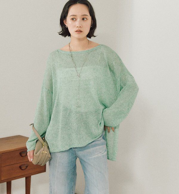  「メランジルーズニット」|ニット・セーター|