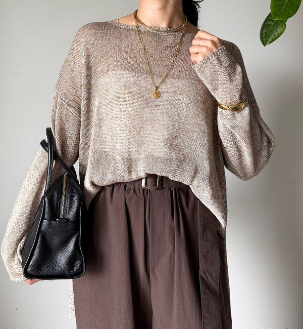  「メランジルーズニット」|ニット・セーター|