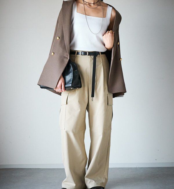  「【アンサンブル対応可】シルク混2wayニットキャミ」|ニット・セーター|