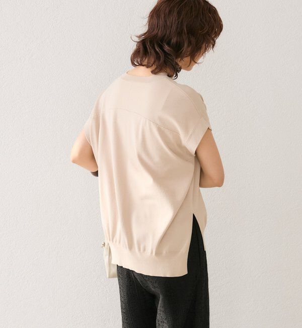  「【接触冷感】クールタッチショルダーニット」|ニット・セーター|