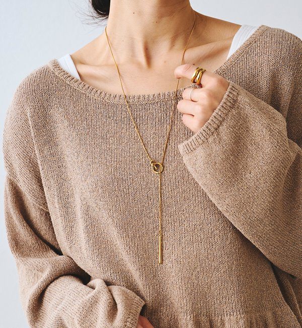  「【R.good（アールドットグッド）】ノットポイントラリエット」|リング|