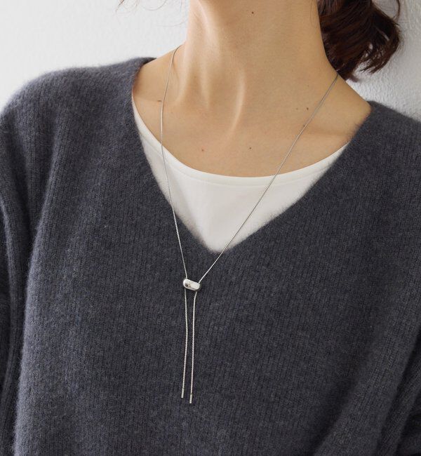  「【R.good(アールドットグッド)】Wスライドモチーフネックレス」|ブローチ・コサージュ|