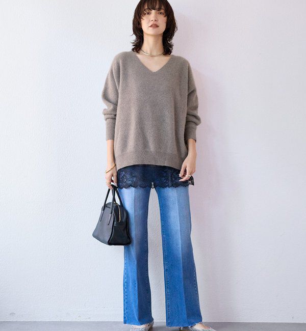  「【エッジの効いた足元に】パイソン柄フラットパンプス」|パンプス|