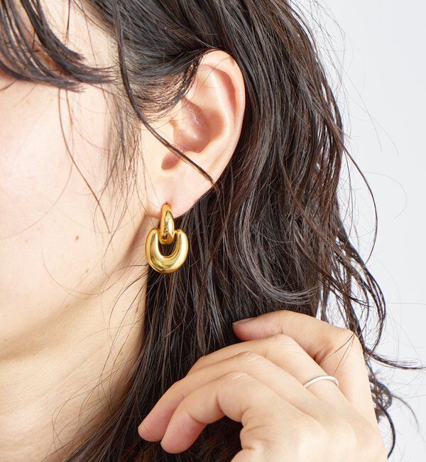  「【R.good(アールドットグッド)】コンビモチーフピアス」|ブローチ・コサージュ|