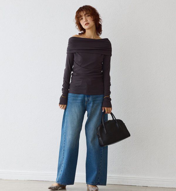  「【MONN.:.(モン)】フロントナローデニムパンツ」|デニム|