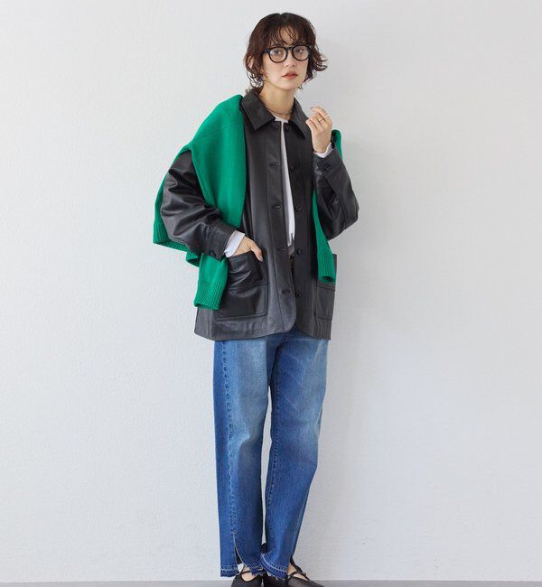  「【MONN.:.(モン)】レザージャケット」|その他|