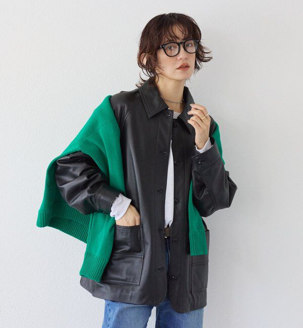  「【MONN.:.(モン)】レザージャケット」|その他|