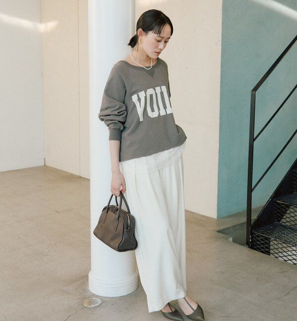  「【Yossshiiii企画】ワイドロゴカットオフスエット」|Tシャツ・カットソー|