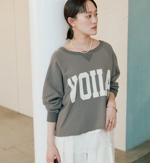  「【Yossshiiii企画】ワイドロゴカットオフスエット」|Tシャツ・カットソー|