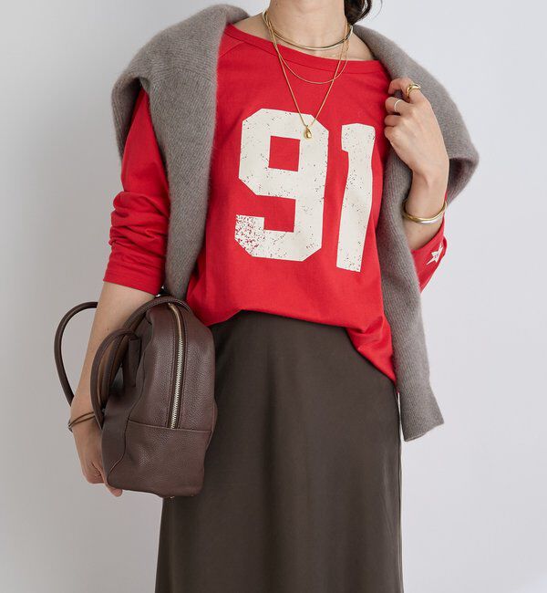  「【ロゴがキャッチー】Ninety-One ロンTee」|Tシャツ・カットソー|