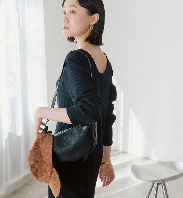  「【全骨格細見え】NEW2WAYロングリブワンピース」|ワンピース|