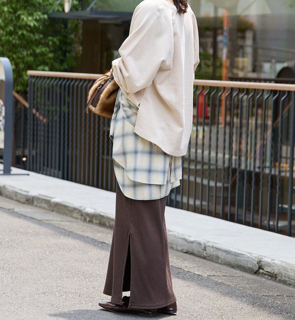  「【新色追加/抜け感◎】ハーフZIPスウェット」|Tシャツ・カットソー|