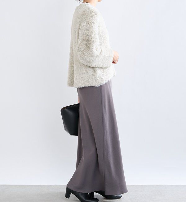  「【リバイバル/着映え】ダブルフェイスシャギーカーデ・2」|カーディガン|