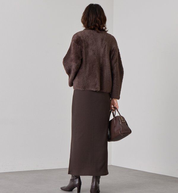  「【リバイバル/着映え】ダブルフェイスシャギーカーデ・2」|カーディガン|