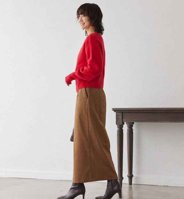  「【上質素材】ヘアリーヤーン2wayカーディガン」|カーディガン|