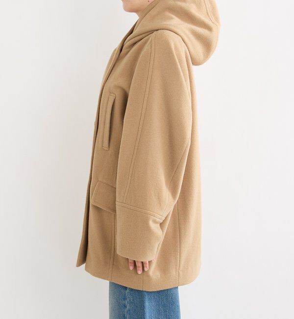  「【顔周り華やか】ビーバーフーディコート」|その他|