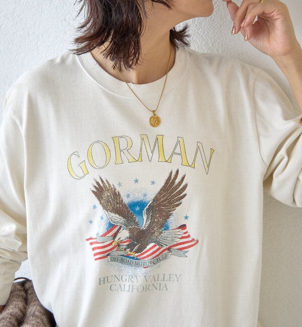  「【GOOD ROCK SPEED別注】EAGLEピグメントロンTee」|Tシャツ・カットソー|アイボリー