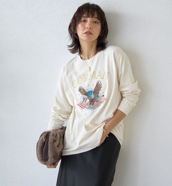  「【GOOD ROCK SPEED別注】EAGLEピグメントロンTee」|Tシャツ・カットソー|