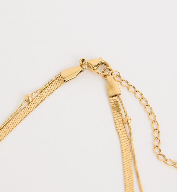  「【R.good(アールドットグッド)】レイヤードショートネックレス」|ブローチ・コサージュ|