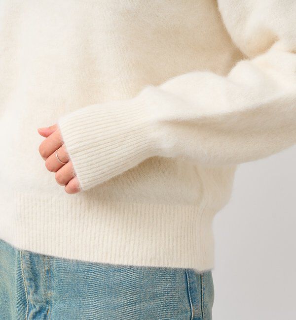  「【最高気温5度の寒い日に！/リバイバル】ファーヤーン2WAYニット」|ニット・セーター|