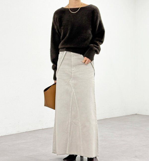  「【最高気温5度の寒い日に！/リバイバル】ファーヤーン2WAYニット」|ニット・セーター|