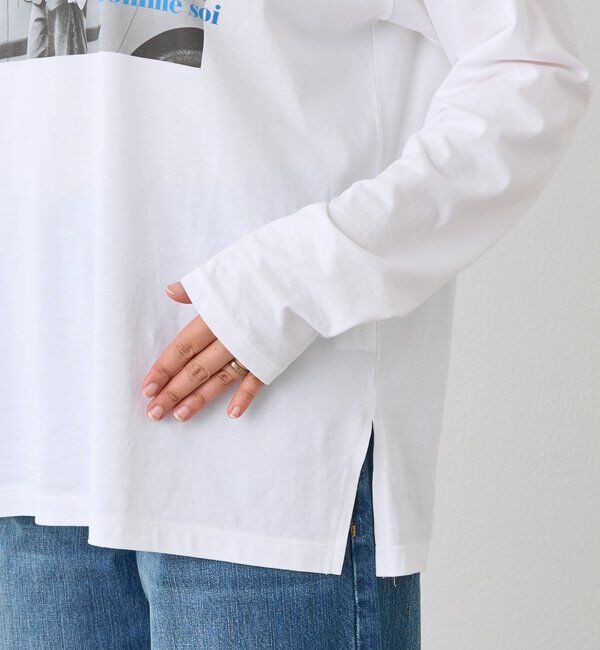  「【インナーとしても◎】PHOTO long Tee」|Tシャツ・カットソー|